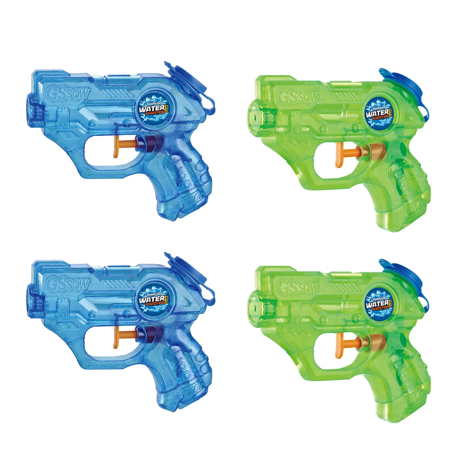 

Banzai Waterslide Mini Water For Kids Toddler 4 Pack Water Soaker Squirts With Trigger For Boys Girls Pool Water Kids Small