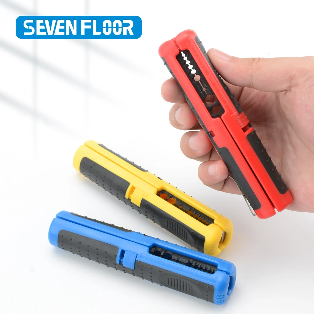 Multifunctional Cable Wire Stripper Cutter Pliers Hand Tool Hardware Tool Portable Anti-skid Handle Strip pen clip