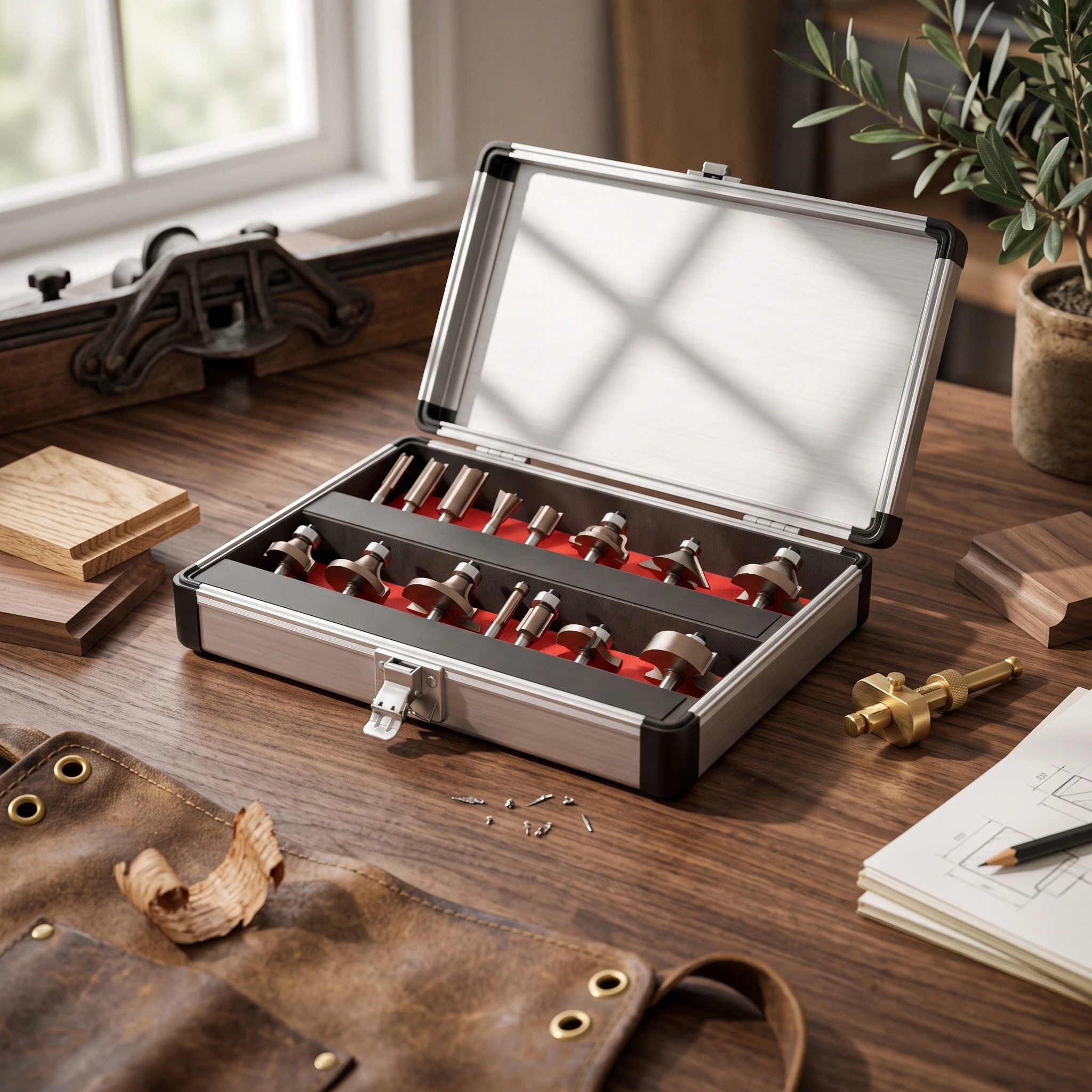 15-pieces-router-bit-set-with-aluminum-case-carbide-tipped-router-bit-set-tool-heat-resistant-sharp-for-woodworkers-workshop