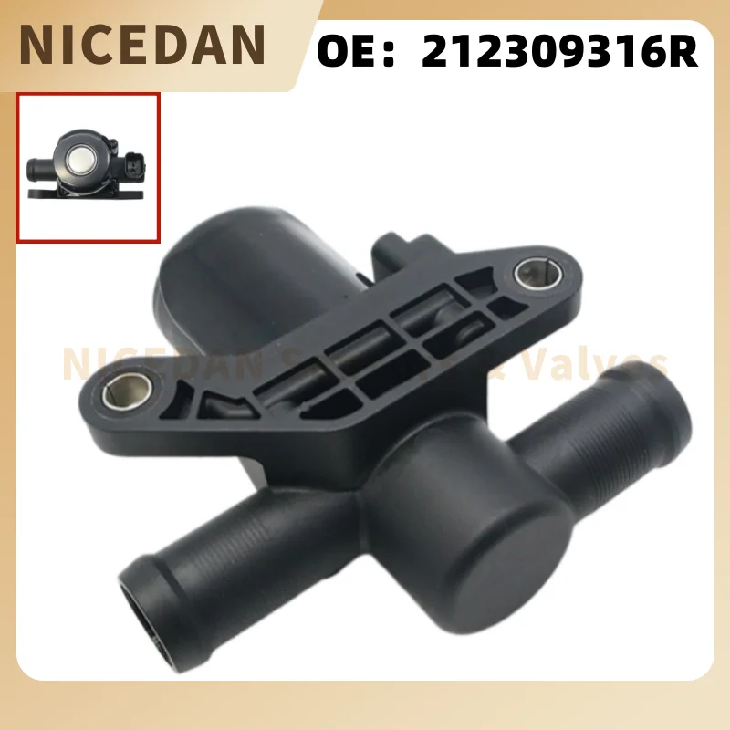 Coolant Heater Control Valve 212309316R For Renault Clio V Captur II Megane Scenic Dacia Duster 1.5 Blue dCi