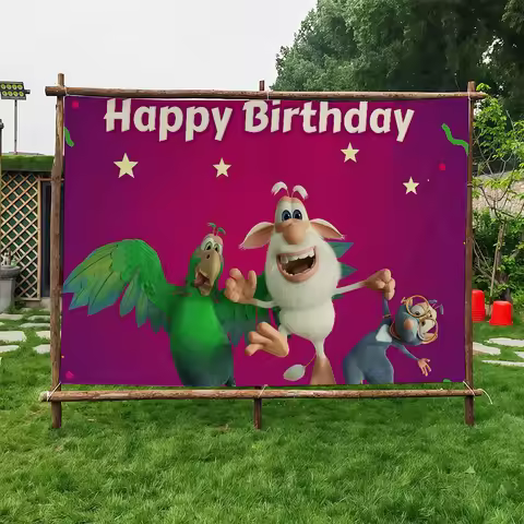 Cartoon B-Booba-S flag Suitable For Dormitory Room Outdoor Gift Party Decoration Picnic Camping