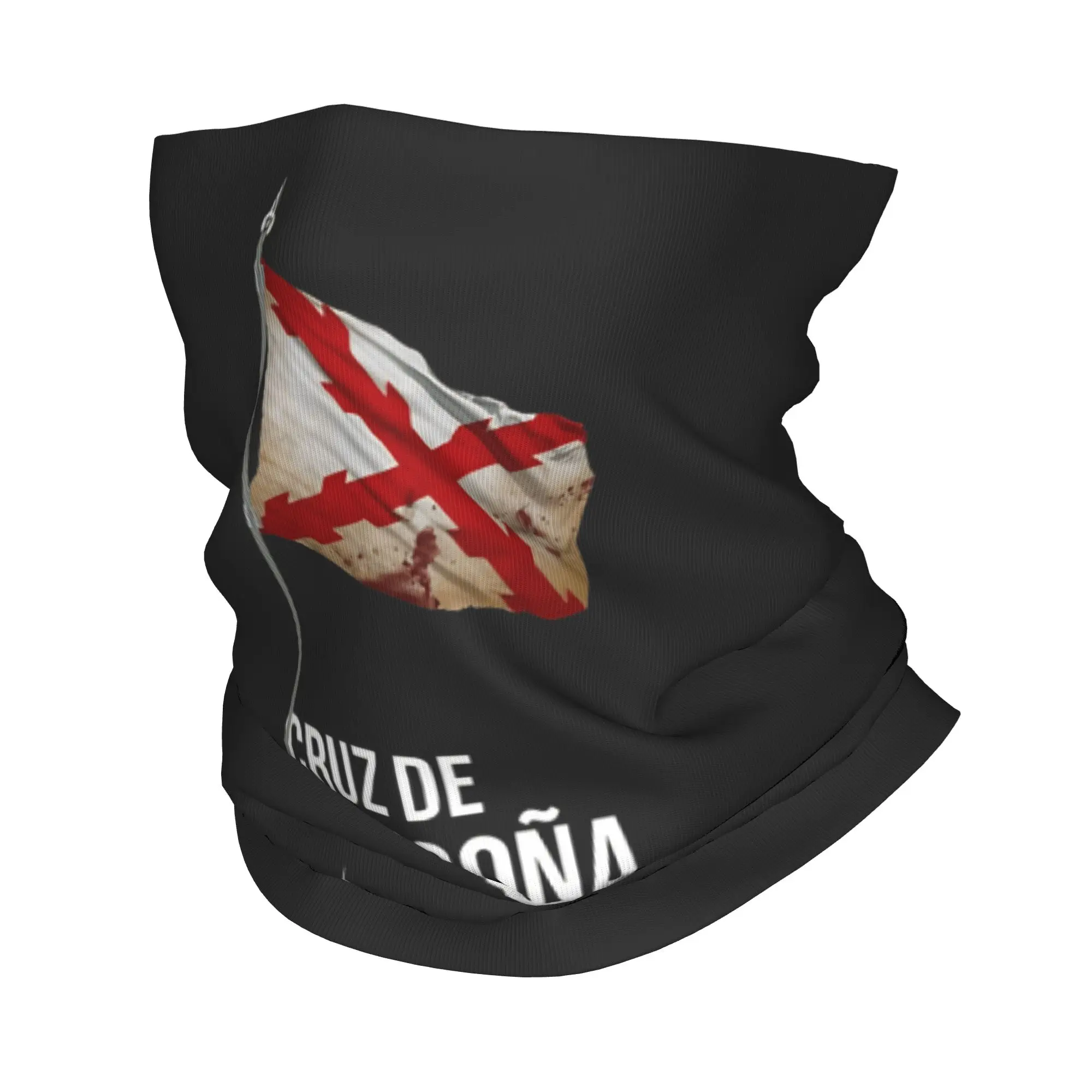 Pañuelo Multifuncional Español Borgoña, Pasamontañas Moderno para Primavera, Senderismo, Camping, Protección contra el Polvo, Máscara Transpirable para Bicicleta