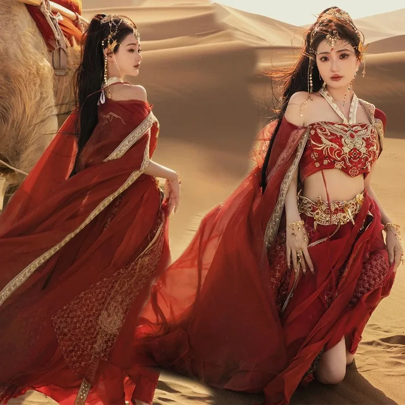 Desert Clothing Exotic Suit Stage Western Travel Shooting Summer New Hanfu