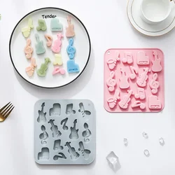 14-hole Musical Instrument Note Modeling Silicone Mold Fondant Cake Chocolate Mold Ice Cube Cake Mould Cake Decorating Tools