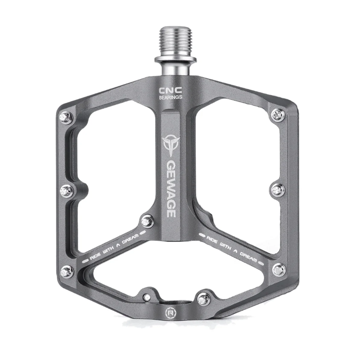 GEWAGE Titanium Aluminum Alloy 3 Bearings Bicycle Pedals Anti-Slip BMX MTB Road Bike Pedal Cycling Sealed Bearing Bike Pedals