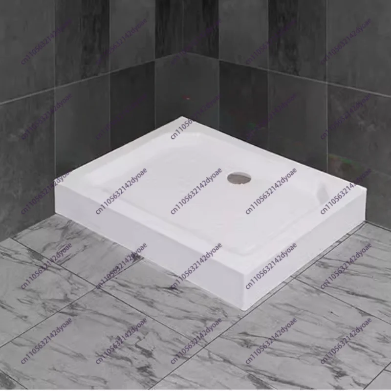 Square/Rectangle Style Acrylic Bath Shower Tray Bottom Base For RV Boat House Thickened Anti Slip