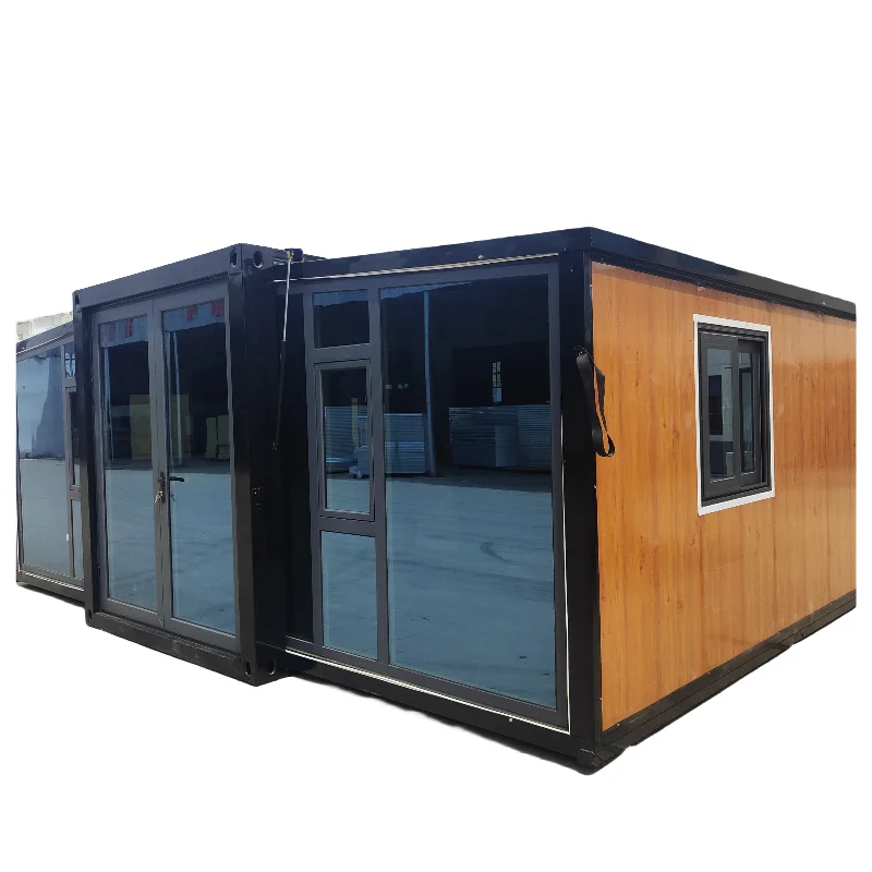 40ft Compact Container House with Tiny Home Design and Folding House Features Creating A Portable Mobile House Solution