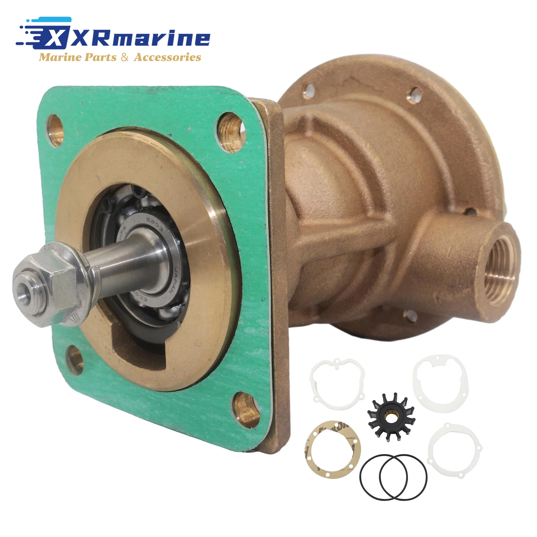 

Raw Sea Water Pump W/ Impeller 25-12060 Compatible with Northern Lights NL Pumps M NL Series 25-12057 Replaces JPR-NL10IP