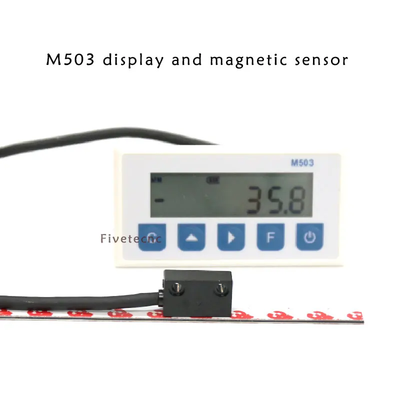 M503 wyświetlacz magnetyczny zintegrowany wbudowany pasek czujnika taśmy magnetycznej system pomiarowy ekranu licznika DRO