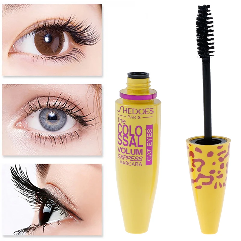 Make-up kosmetische Längen verlängerung lange Locken wimpern schwarze Mascara-Verlängerung