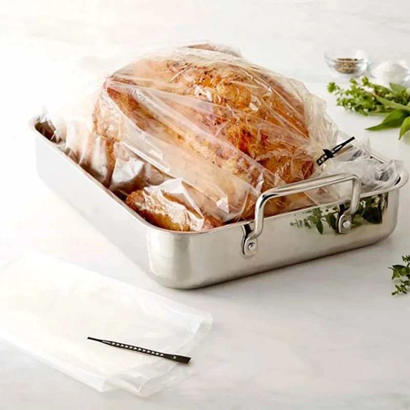 20Pcs/Set Microwave PET Oven Bag High Temperature Resistant Bags Baking Bag Kitchen Tools 250*380mm