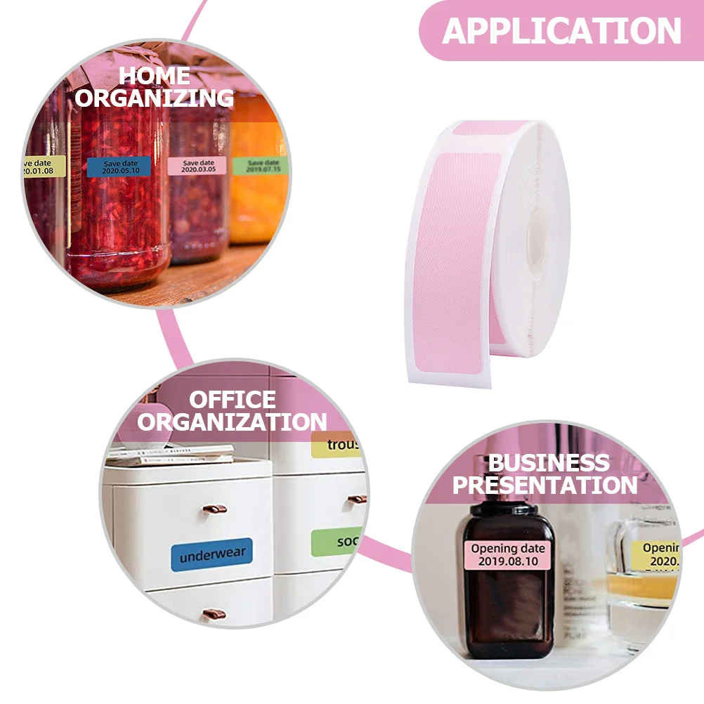 160Pcs Price Tag Paper Thermal Labels for Printer Self Adhesive Stickers for Thermal Label Printer Multi Purpose Use in Retail