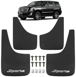 4X Sports Mud Flaps Splash Guards For Cadillac Escalade ESV EXT GMT900 Chevrolet Chevy Tahoe 900 GMC Yukon XL 1500 2500 Denali