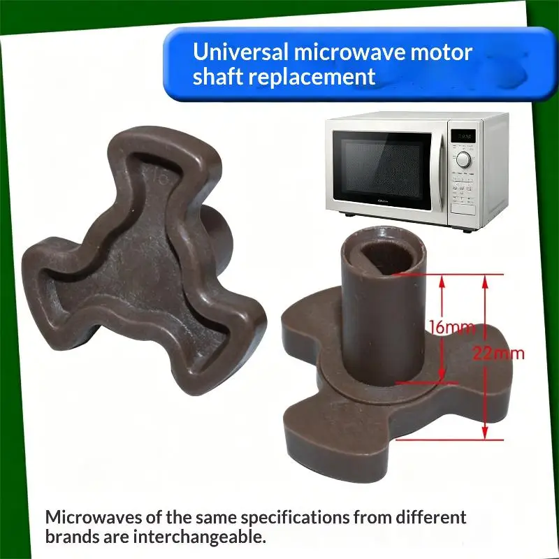 1 PCS Universal Microwave Turntable Coupler With Durable Plastic Universal Fit For Microwave Repair