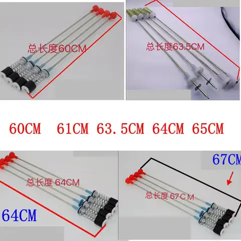 삼성 세탁기 부품 완충기 서스펜션 로드, DC97-05280R, U, F, W DC97-16350K, 4 개 세트, 서스펜더