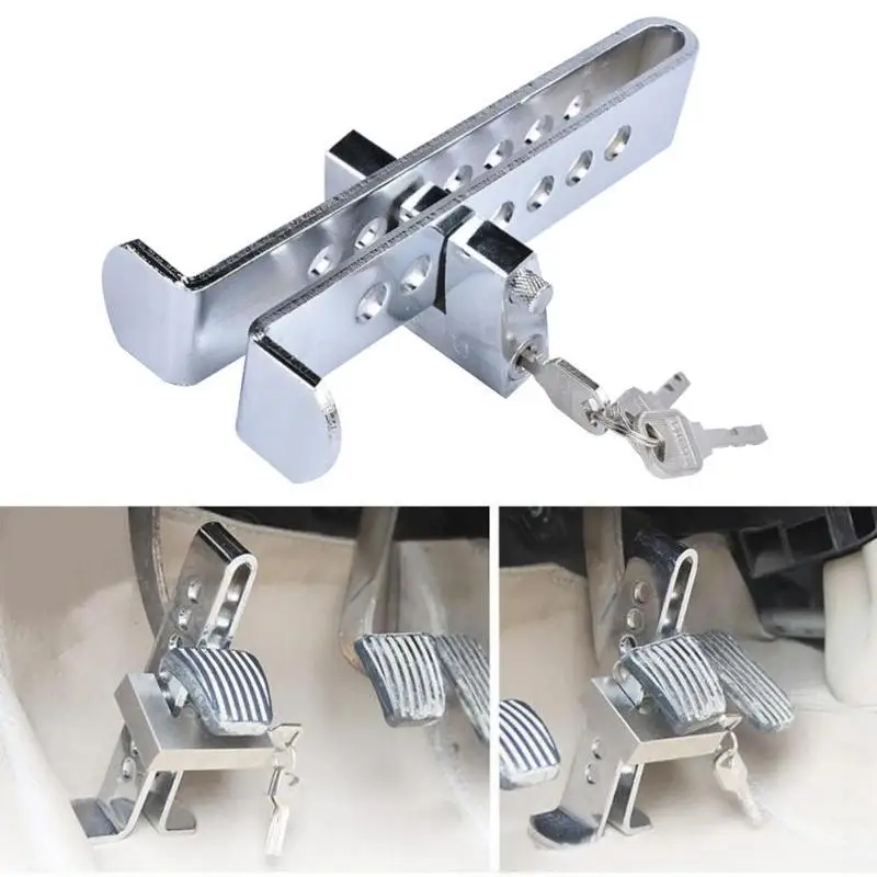 car anti-theft car head throttle clutch brake clutch lock pedal lock stainless steel anti-theft car truck clutch pedal lock