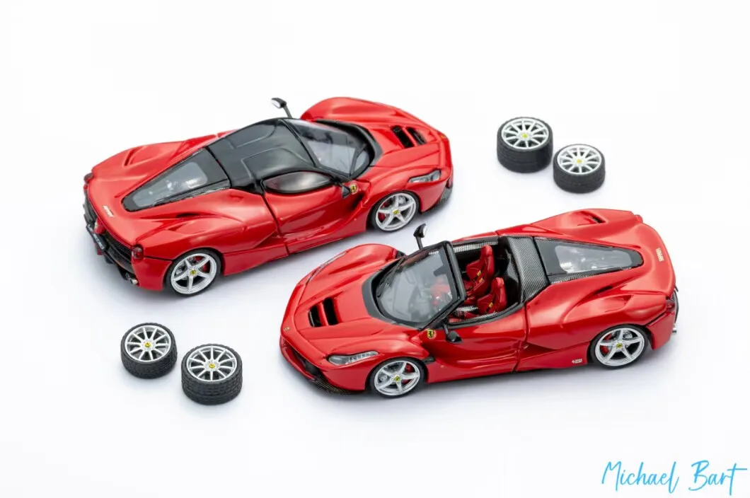 

Street Buster 1:64 LaFerrari F150 die-cast simulation alloy car model, gift toy for friends, decorative item for boys' rooms.