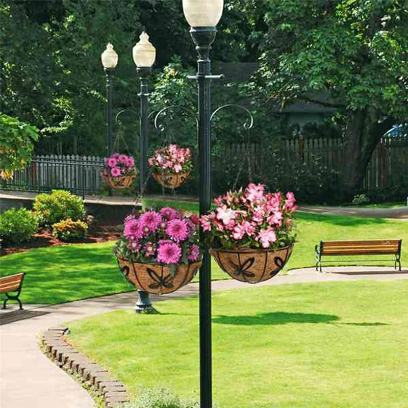 

-AT37 14 Inch Planter Liners For Planters,Natural Coco Coir Basket Coco Replacement Liners For Hanging Basket Planters Flowers