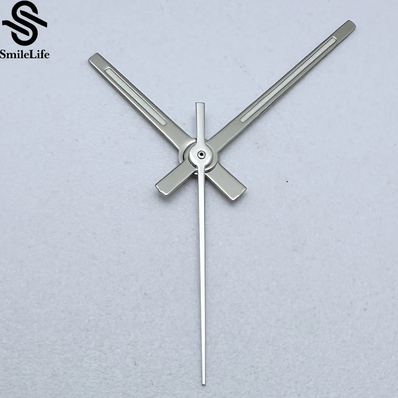 SmileLife NH35 srebrne polerowane wskazówki zielone świecące dopasowanie japonia NH35/NH36/4R/7S mechanizm automatyczny akcesoria do zegarków mechanicznych