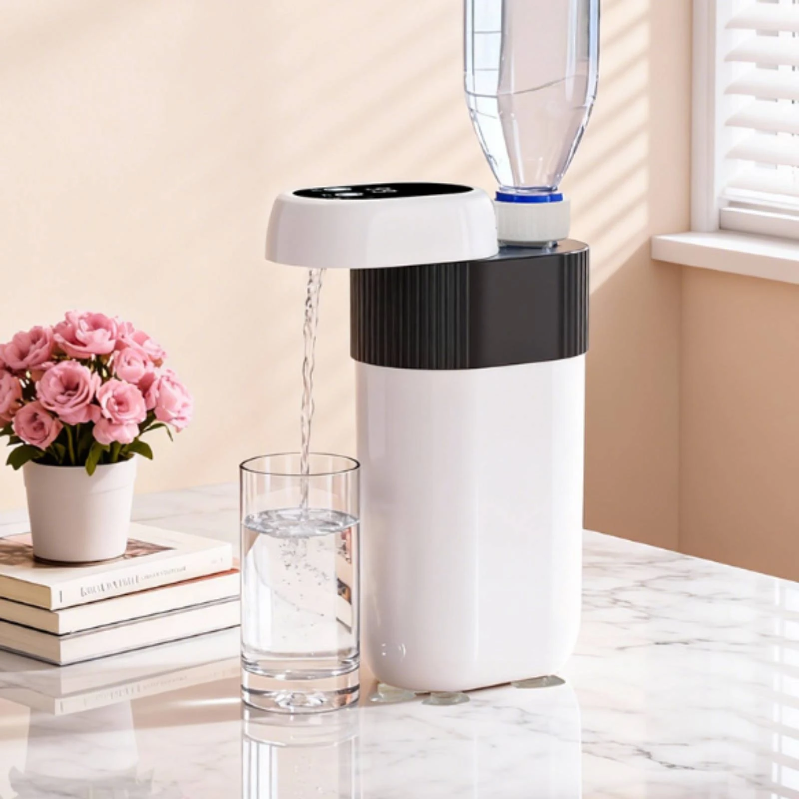 Instant Hot Water Dispenser Adjustable Portable Water Dispenser with Adapter Safe Easy to Clean for Travelers, Hotels, Office view 3