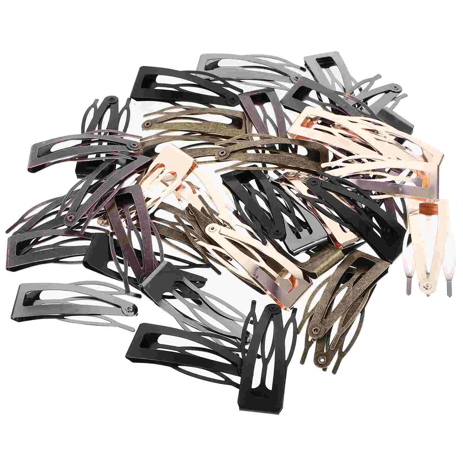 

40 Pcs Hair Clip Small Bb Girl Bangs Comb Cute Metal Snap 40pcs Girls Accessories Headgear