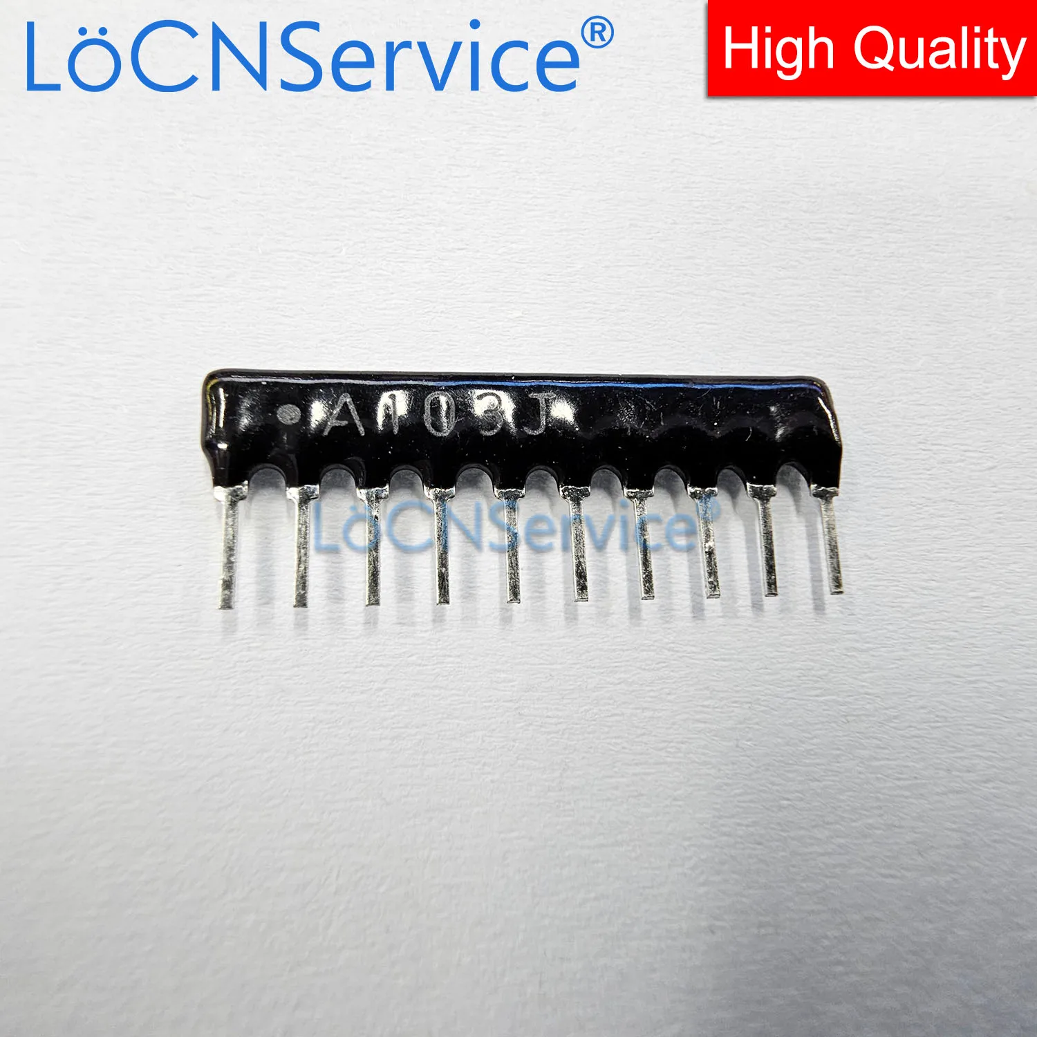 LoCNService 200PCS 10PIN 배제 네트워크 저항기 어레이 DIP 10A104J 104 100K OHM A10 104JP
