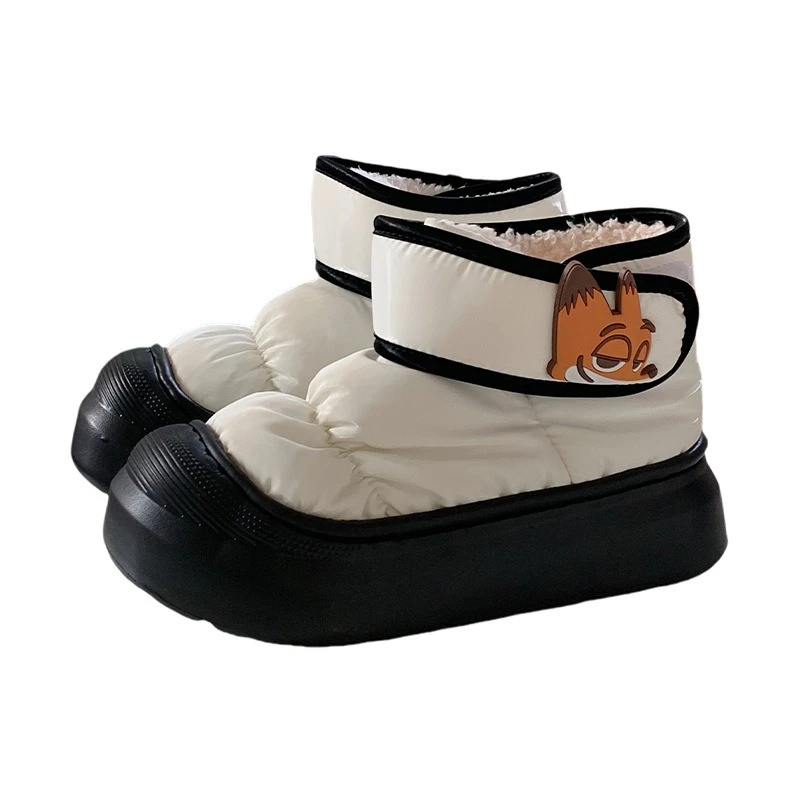 

Nick & Judy Girls Snow Boots, Waterproof Platform Winter Shoes for Kids Cute Ankle Boots