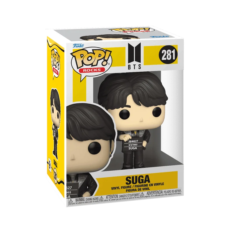 Funko Pop BTS SUGA фигурка модель коллекционные предметы игрушки для комнаты для девочек орнамент детские подарки на день рождения куклы