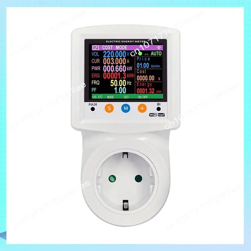 A17Z WIFI Smart Wattmete Digital Power Meter Electricity Energy Meter Voltage Current Protection Timer Switch EU Plug