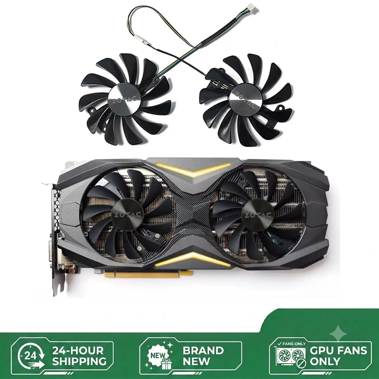 NEW For Zotac GTX1070 1070Ti 1080Ti amp Graphics Card 95MM GAA8S2U GFM10012H12SPA GPU Fan