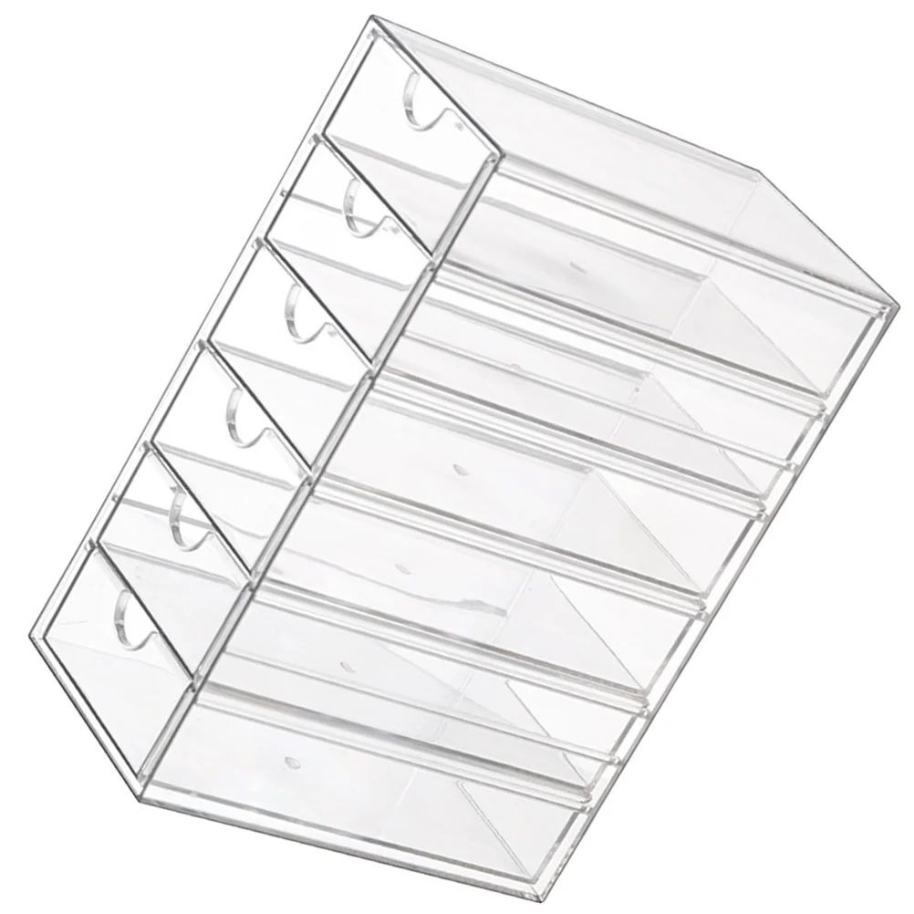 Desktop Drawer Organizer Multi-layer Transparent Storage Box Versatile Trinket Storage Holder