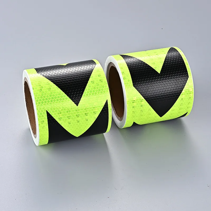 5cmx3m Arrow Reflective Tapes Conspicuity Waterproof Safety Caution Reflectors Warning Stickers DIY For Car Truck Vehicle