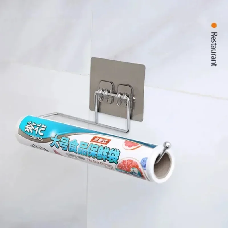 1pcs Hanging Toilet Paper Holder Roll Paper Holder Bathroom Towel Rack Stand Kitchen Stand Paper Rack Home Storage Racks