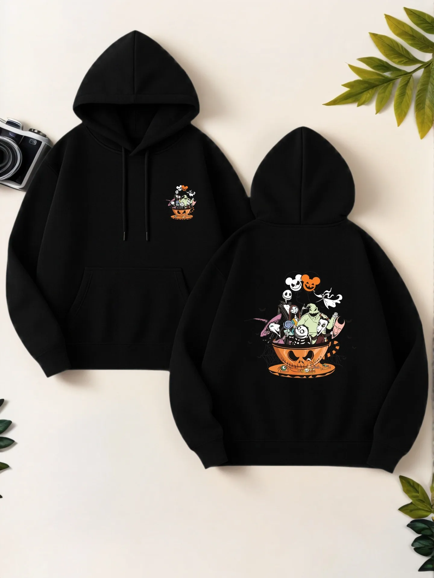 

Женская толстовка с рисунком, милый мультяшный принт, эстетический стиль, мягкая ткань, повседневная повседневная одежда, для подростков