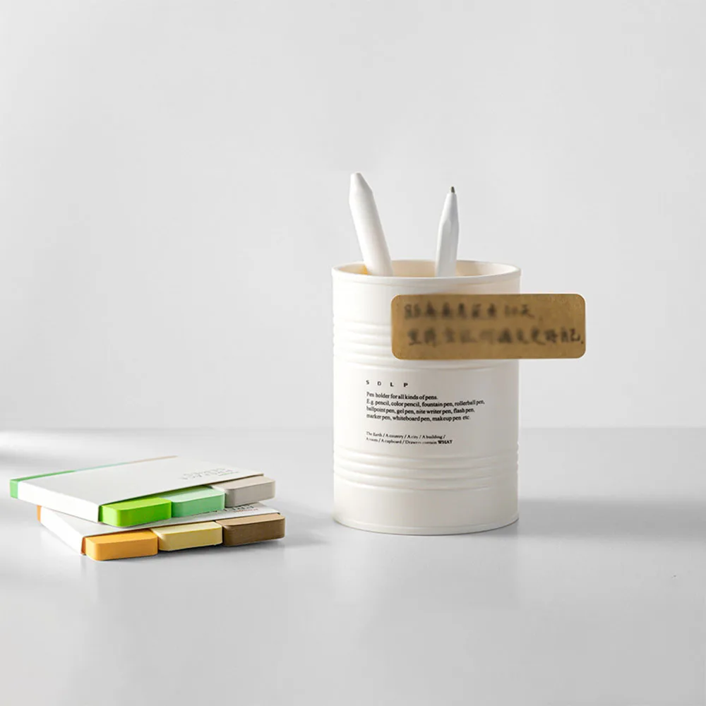 1/4pcs Rounded corner sticky notes for office, study, classification, pagination, writable labels, colored index stickers