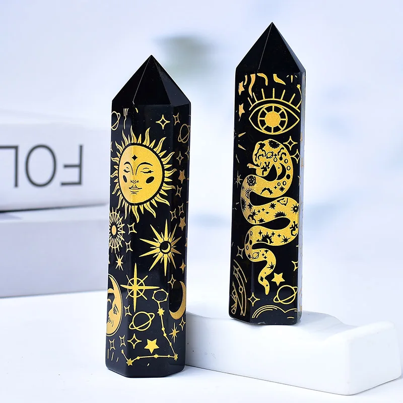 natural crystal seven chakra tower point is an ideal choice for home decoration.