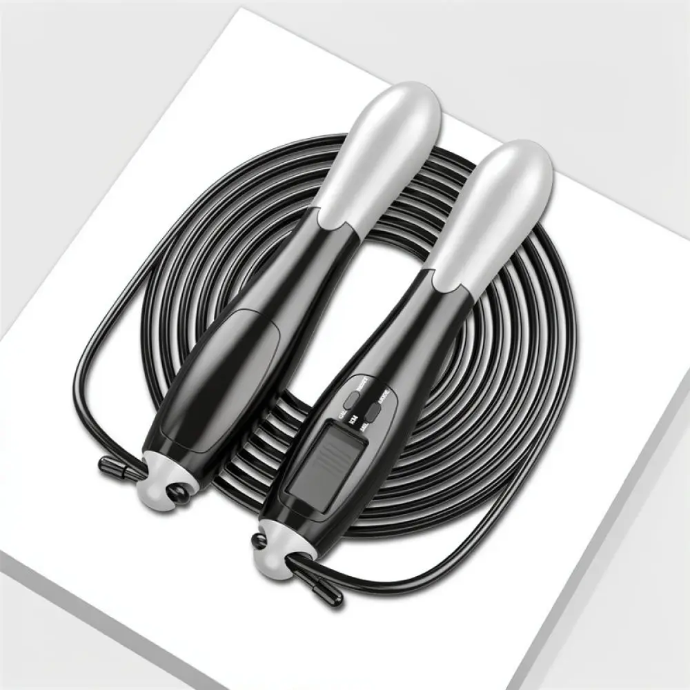 Electronic Counting Skipping Rope Adjustable Wireless Jump Rope Weighted Ball Fitness Equipment For Adult Home Workout