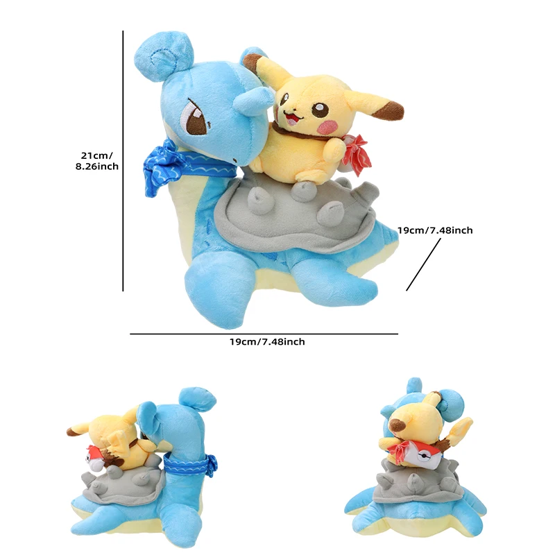ポケモン ぬいぐるみ まとめ売り15体セット ラプラス ピカチュウ イーブイなど 子供のためのポケモンぬいぐるみ,創造的な漫画のおもちゃ,カワイイ