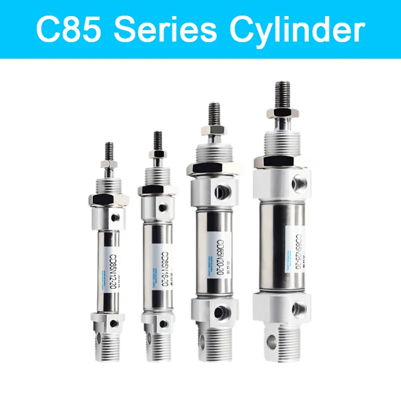 

SMC Type Iso Pneumatic Cylinder C85 Air Cylinder Standard Double Acting Single Rod CD85N Bore 8 10 12 16 20 25mm Stroke 10-200mm