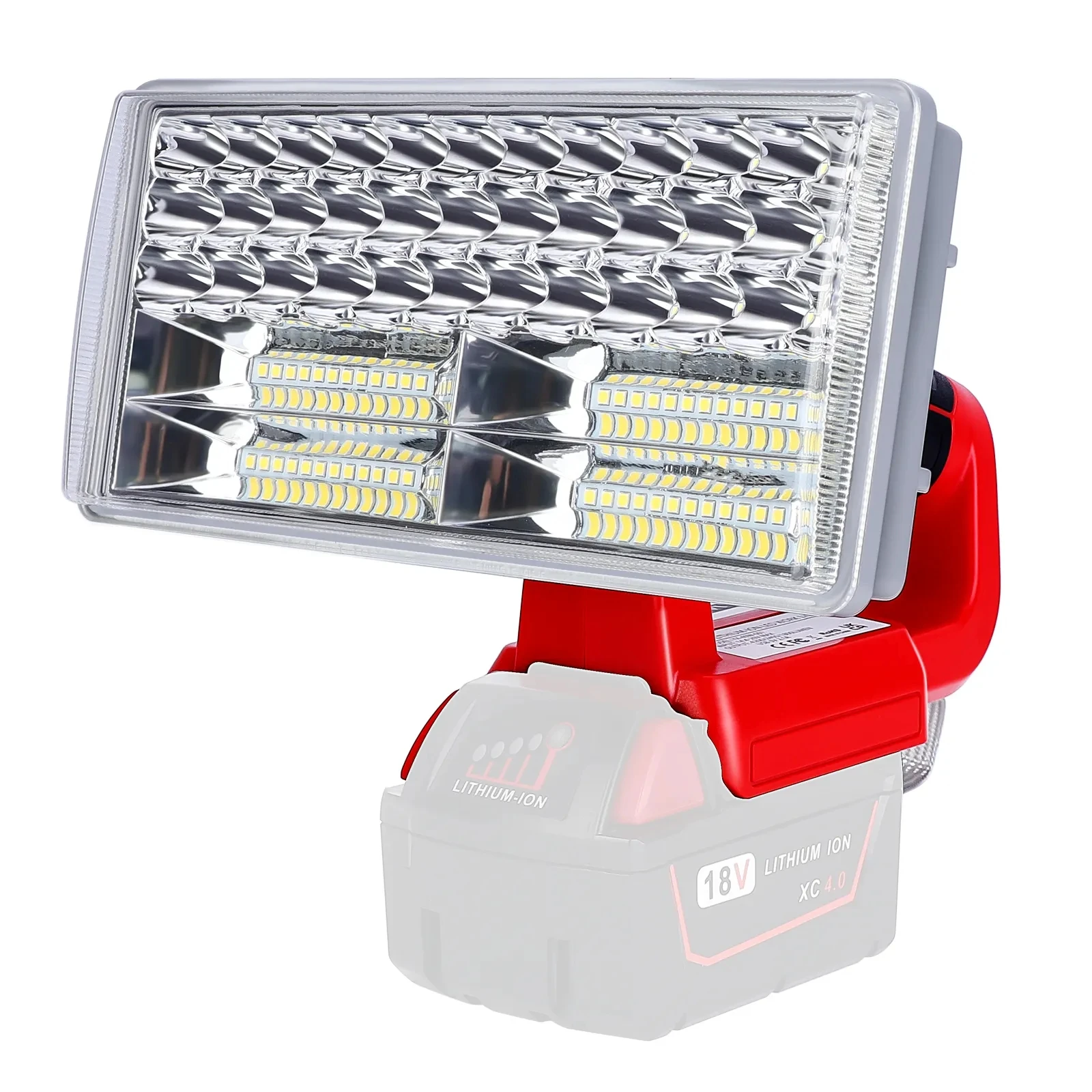 4200LM 40W 18V for Dewalt for Milwaukee 14.4-20V Max Horizontal Lamp