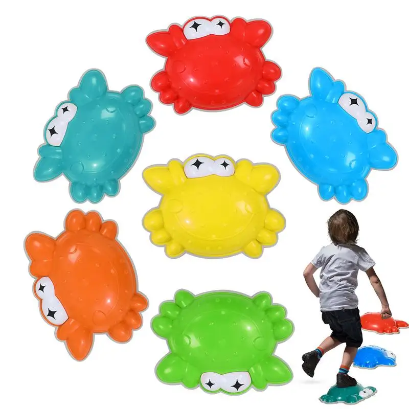 

Stepping Stones Crab Shaped River Balance Blocks For Kids Stackable Kids Balance Stepping Stones Birthday Gift For Boys And