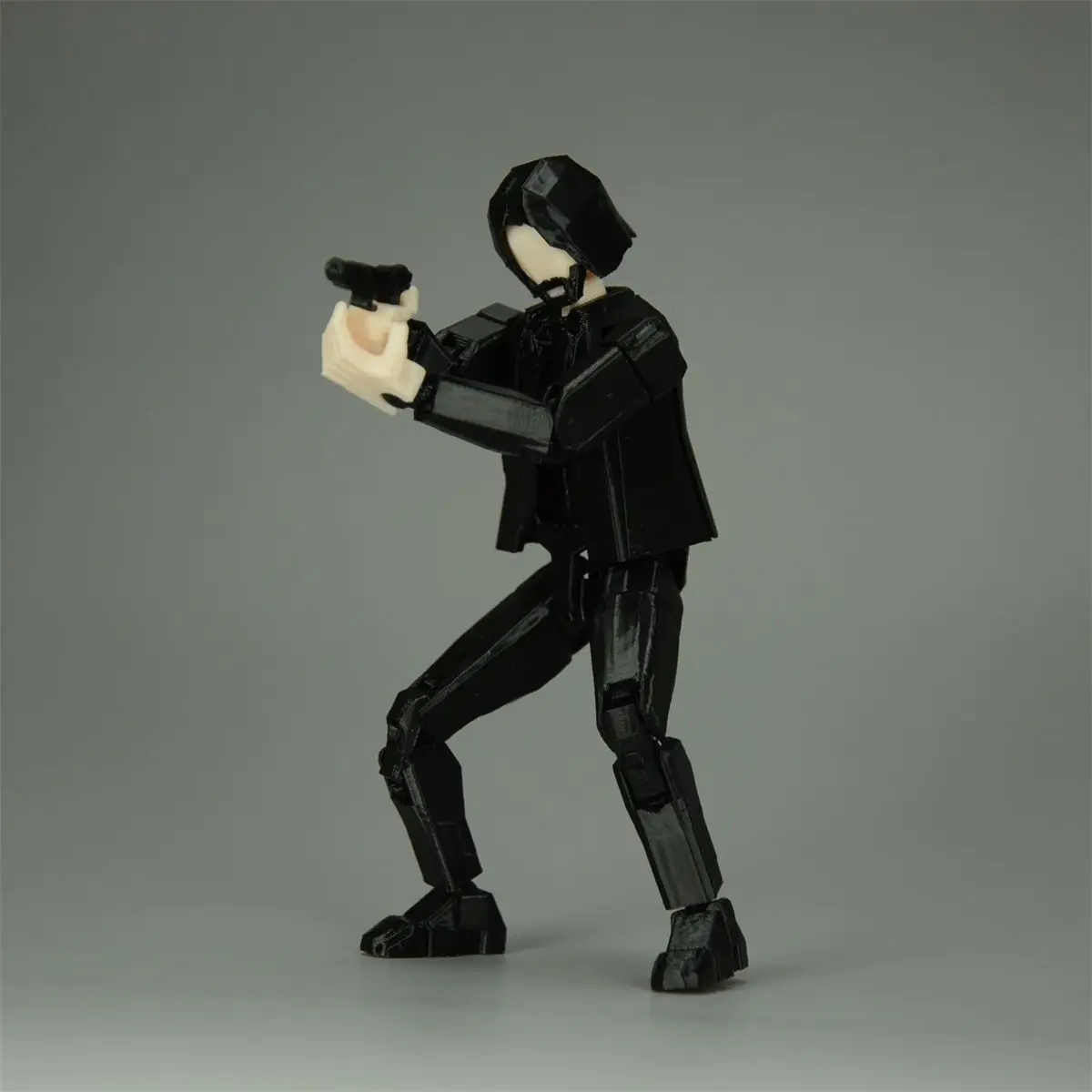 Fast Pursuit 4 Keanu Reeves John Wick Multi Joint Mobile 13 Joint 3D Printed Mobile Doll Parent Child Toy Handmade