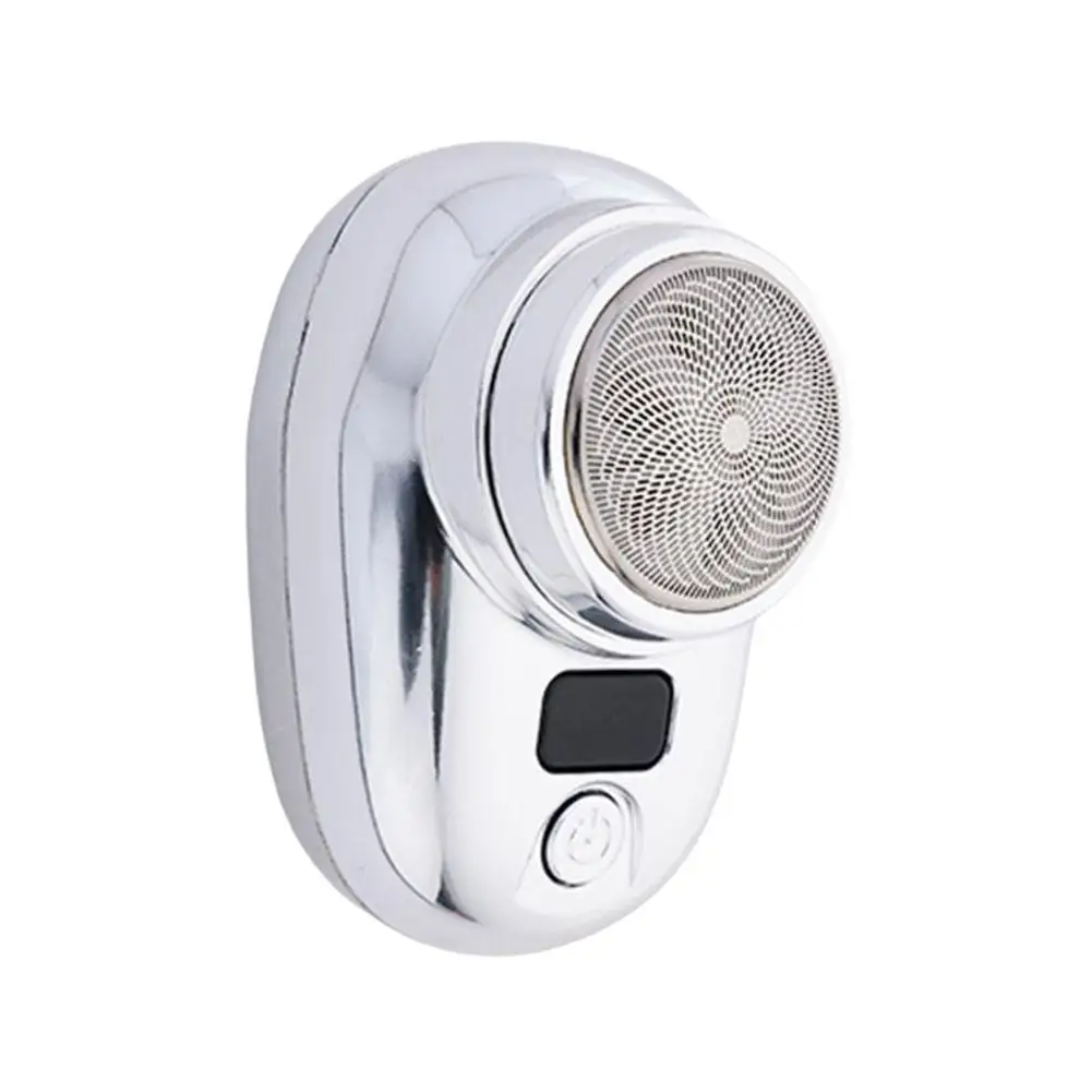 Mini Electric Razor Shaver For Men Vehicle Mounted Shave With Digital Display Washable Cordless Travel Pocket Face Beard Tr D9D7