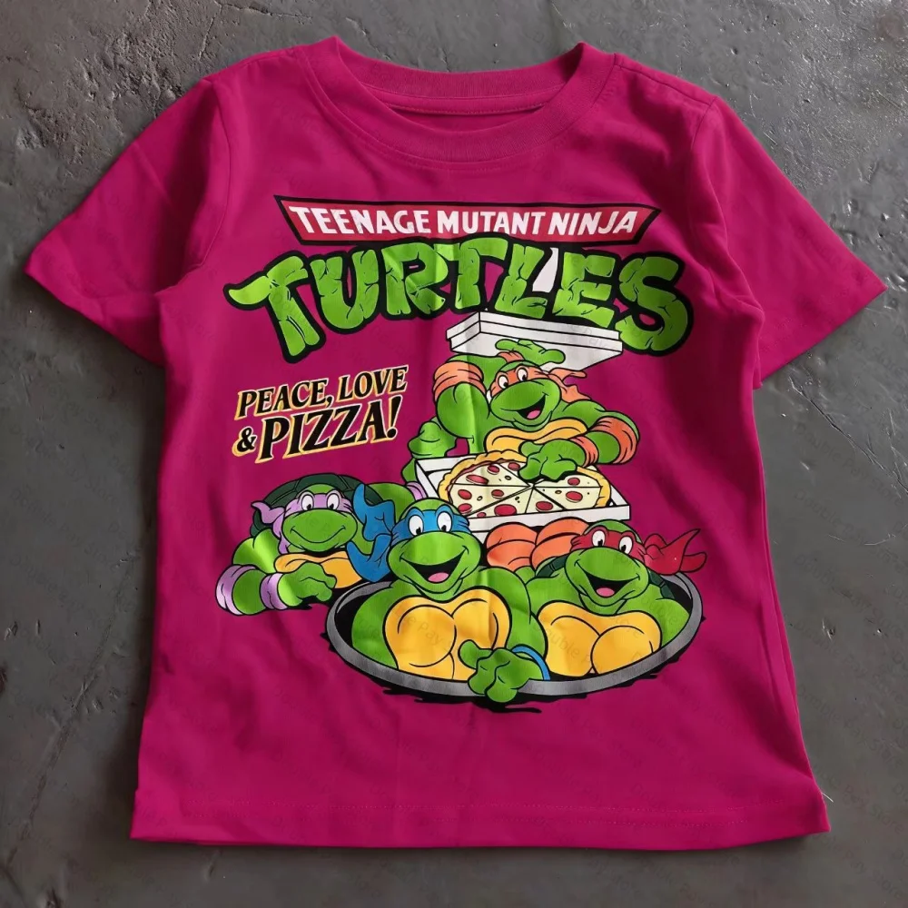 Bestseller Teenage Mutant Ninja Turtles T-Shirt for Children Aged Cute Cartoon Tops Kids Tshirt Men's Shirts Woman t-shirts view 6