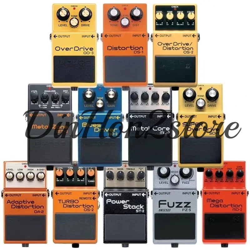 Suitable for DS1 DS2 SD1 BD2 OD3 MT2 OS2 IR2 Electric Guitar Distortion Overload Monolithic Effects