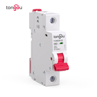 TONGOU 1P 6A 10A 16A 25A 32A 40A 50A 63A Miniature Circuit Breaker 6KA 230V 50/60HZ Mini Circuit Breaker MCB
