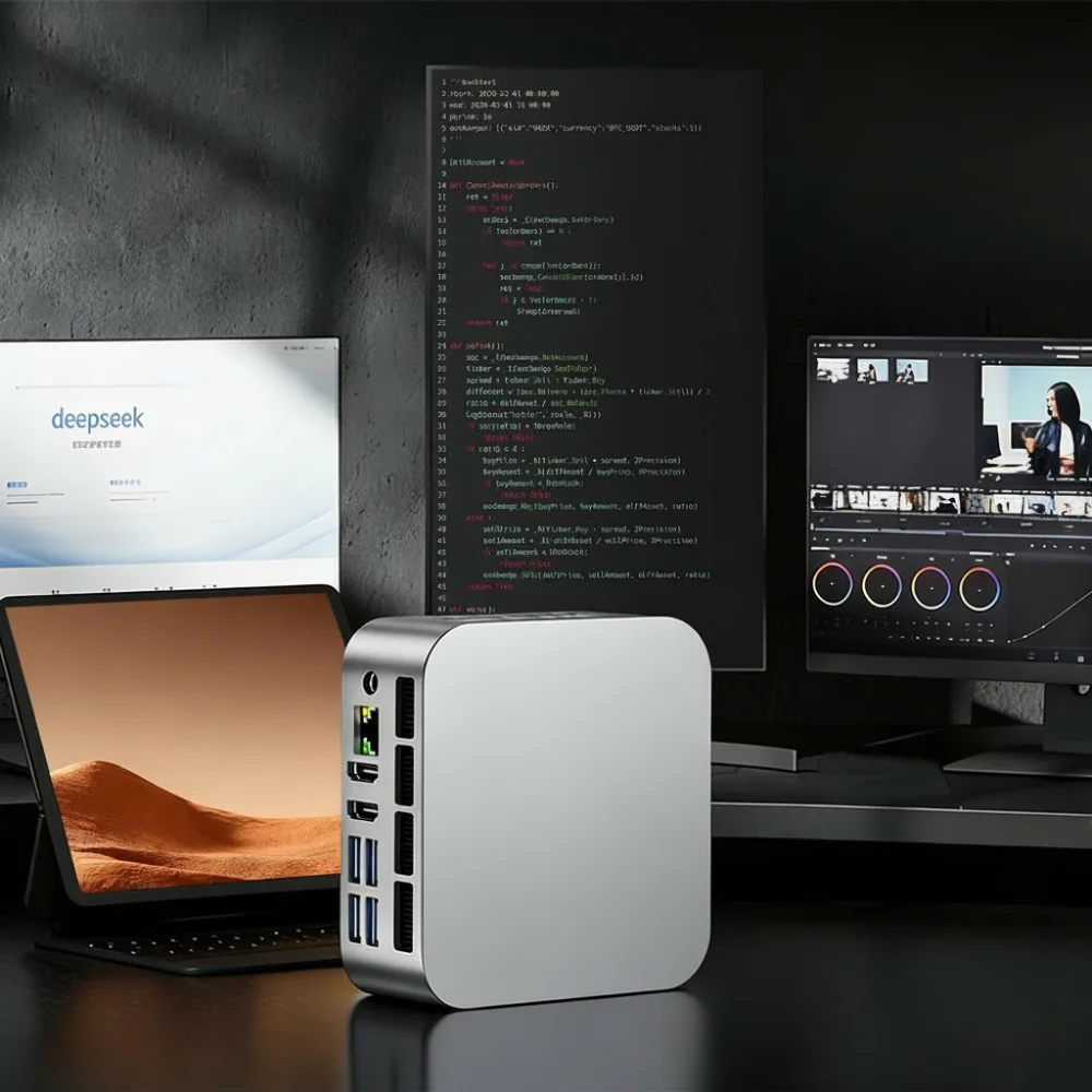 SZBOX M66 Mini PC Ryzen 5 6600H Ryzen5 7640HS 16GB 24GB 1TB Win11 Pro DDR5 NVMe SSD WiFi6 BT5.2 Gaming Desktop Office Mini PC