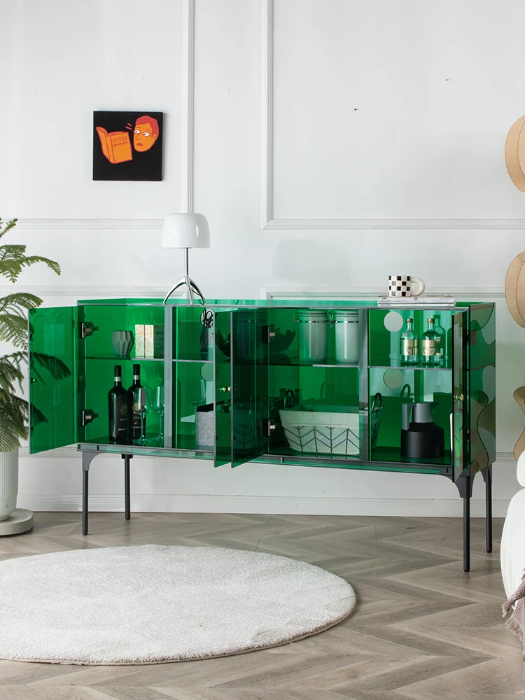 Sideboard Cabinet Simple Home Locker Acrylic Wall Tea Cabinet Storage Cabinet