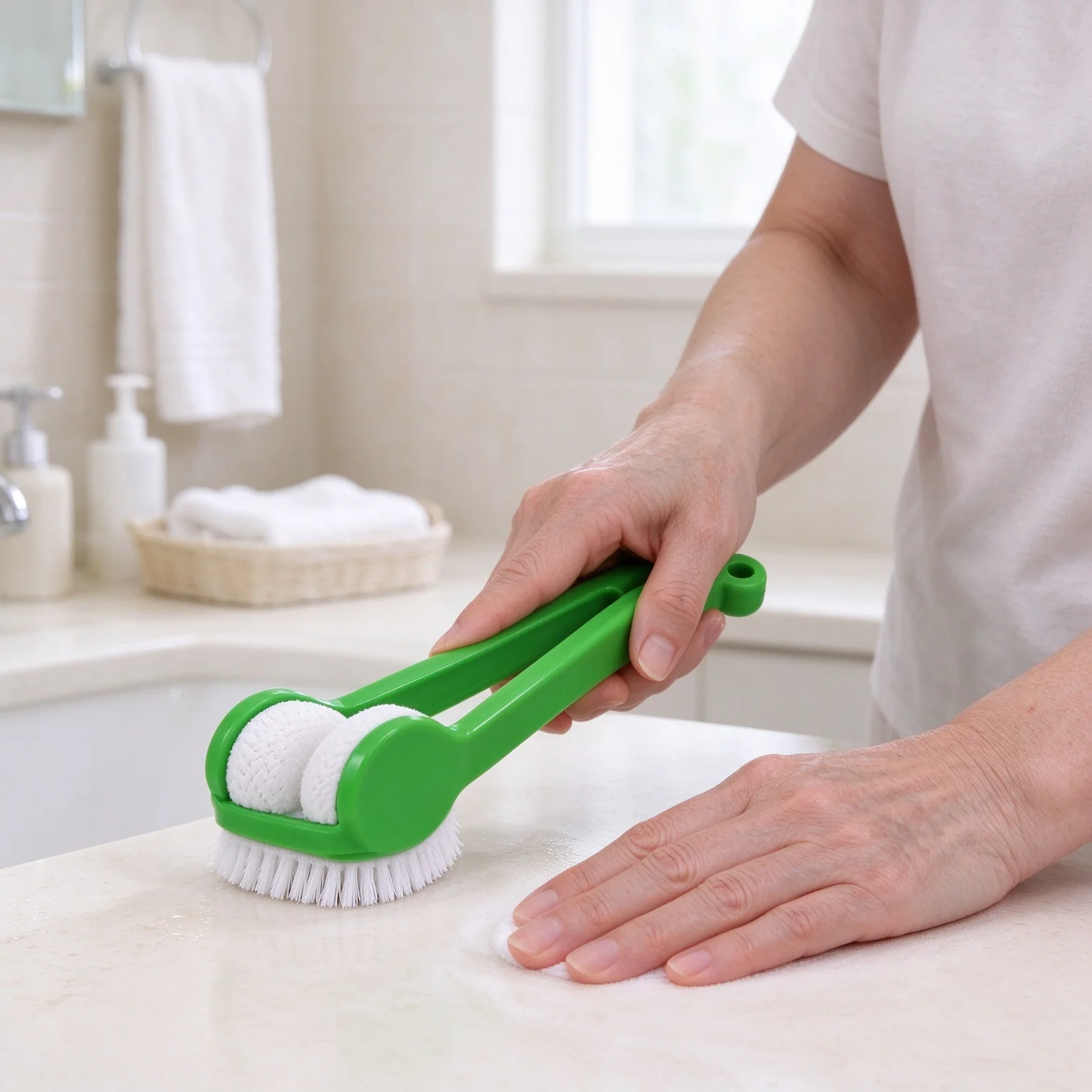 Two arms Multi-functional Portable Glasses Wipe Glasses Cleaning Wipe The Cleaning Brush Leaves No Traces