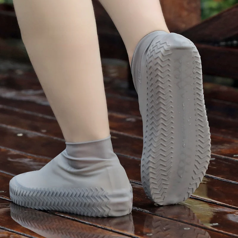 Copriscarpe antipioggia impermeabili riutilizzabili copriscarpe antipioggia da esterno in Silicone copriscarpe da passeggio accessori copriscarpe riutilizzabili 1 paio